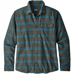 Patagonia Men's Long-Sleeved Lightweight Fjord Flannel Shirt Medium Herder: Sediment
