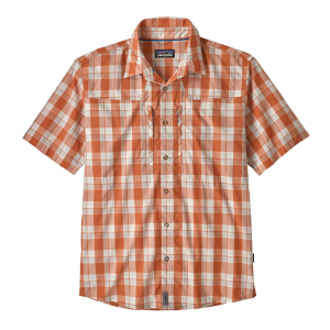 Patagonia Men's Sun Stretch Shirt Granville Big: Sunset Orange XL