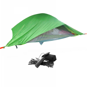 Image of Tentsile Vista Tree Tent with Free Camp Lights Forest Green