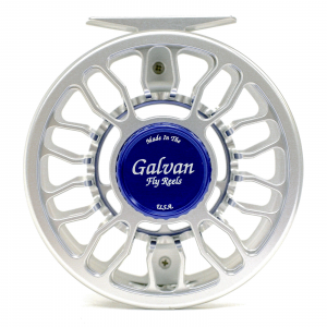 Image of Galvan Grip Fly Reel 5wt Clear/Blue Hub