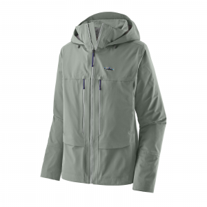 Image of Patagonia Women's Swiftcurrent Wading Jacket Small Sleet Green