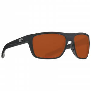 Costa Broadbill Sunglasses Matte Black Frame Copper 580P