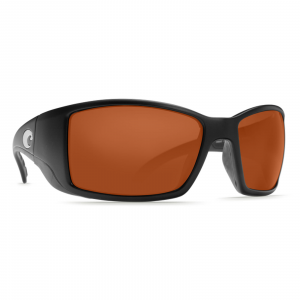Costa Blackfin Sunglasses Matte Black Frame Copper 580P
