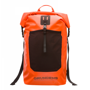 Grundens Bootlegger Roll Top Backpack 30L Red Orange