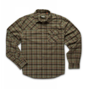 Howler Brothers Harker's Flannel Frio Plaid: Marksman Green XL