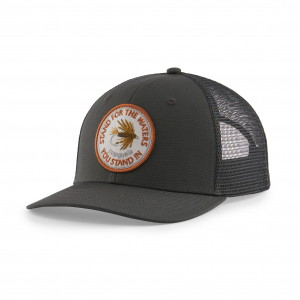 Image of Patagonia Take a Stand Trucker Hat Forge Grey w/Stand for the Waters