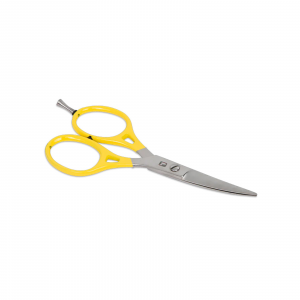 Loon Ergo Prime Curved Shears 7" w/ Precision Peg - Yellow
