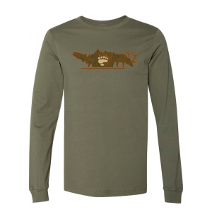 Image of RepYourWater Backcountry Hunters and Anglers Collab Long Sleeve T-Shirt Small