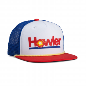 Howler Brothers Howler Plantation Snapback - Red / White / Royal