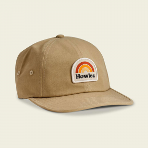 Howler Brothers Strapback Hat One Size Howler Rainbow Khaki