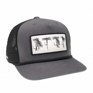 Image of RepYourWater Trout Ties 5-Panel Mesh Back Hat