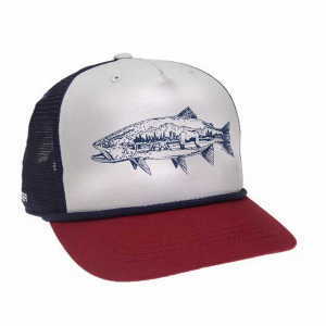 Image of RepYourWater Grizzly Trout Hat Mesh Back Hat