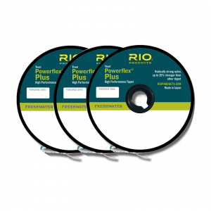 RIO Powerflex Plus Tippet - 3 pk - 4X-6X