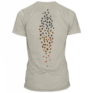 Image of RepYourWater Brown Trout Skin Spine T-Shirt Large