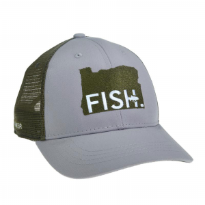 Image of RepYourWater Oregon FISH. Mesh Back Hat