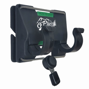 Image of O'Pros Belt Clip Rod Holder with slide lock Black