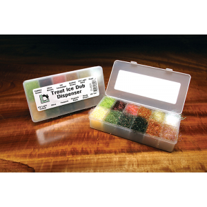 Hareline Trout Ice Dub Dispenser Synthetic Fly Tying Material