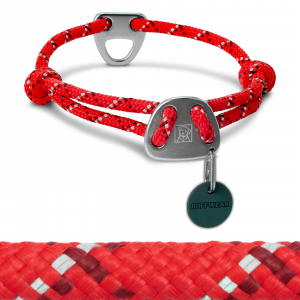 Ruffwear Knot-A-Collar II Dog Collar 14-20 Red Currant