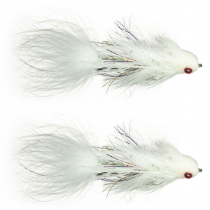 MFC Galloup's Wooly Tips Up White #02 2 pack