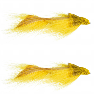 MFC Galloup's Articulated Fathead Yellow #06 2 pack