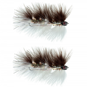 MFC Galloup's Barely Legal (Fish Skull) Brown/Cream #04 2 pack