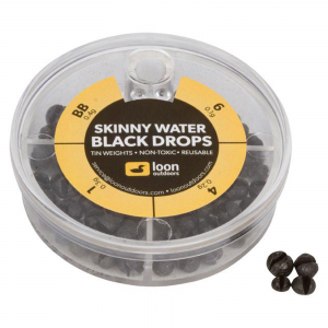 Loon Tin Weights - 4 Division Black Skinny Water (6, 4, 1, BB)