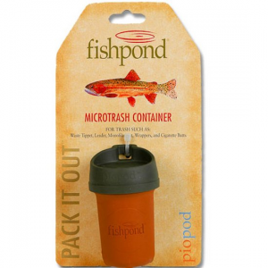 Fishpond PIOPOD Fishing line Clip On Trash Can Orange