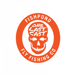 Fishpond Thermal Die Cut Sticker Last Call 6" Orange
