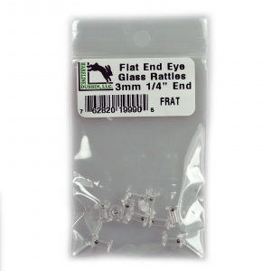 Image of Hareline Flat End Eye Glass Rattles 3mm 1/4 inch