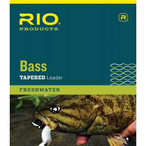 RIO Nylon Bass Fly Leaders - 8 lbs. - Single