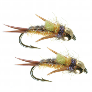 Image of Umpqua Psycho Prince Gold Orange Belly 12 - 2 Pack