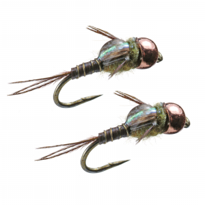 Image of Umpqua Micro Mayfly Olive Copper 16 - 2 Pack