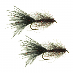 Image of Umpqua Goat Leech Black/Red Streamer 10 - 2 Pack