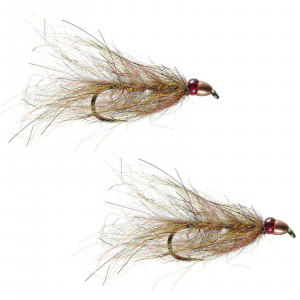 Image of Umpqua Ruby Eyed Leech 8 Streamer Canadian Olive 8 - 2 Pack