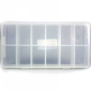 Hareline 12 Compartment Drilled Dubbing Box Fly Tying Storage