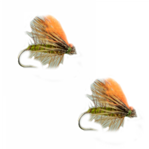 Image of Umpqua Hot Wing Elk Hair Caddis Olive 2 Pack 12