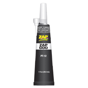 Zap Goo 1 oz. Carded Glue Fly Tying Adhesive Cement Finish