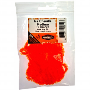 Image of Semperfli Ice Chenille Fluoro Medium Orange