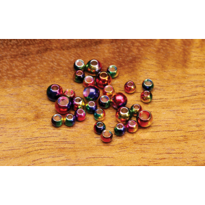 Image of Hareline Multihued Rainbow Brass Beads 1/8 (3.3 mm