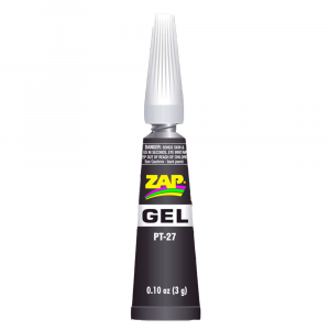 Image of Zap Gel CA Extra Thick Viscosity Glue .10 oz Tube Carded Fly Tying Adhesive