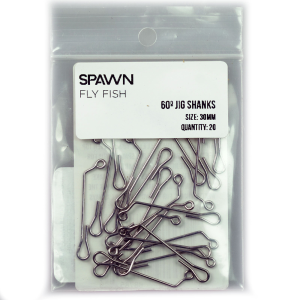 Spawn 60 Degree Jig Shanks 20 pack 30mm