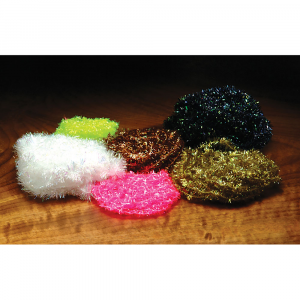 Image of Hareline Cactus Chenille Large Black