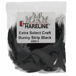 Image of Hareline Extra Select Craft Bunny Strips #11 Black