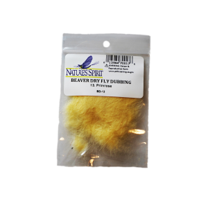 Image of Nature's Spirit Beaver Dry Fly Dubbing Pale Yellow