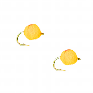 Umpqua Egg Fluorescent Orange On Tiemco 105 Hook 2 Pack 6