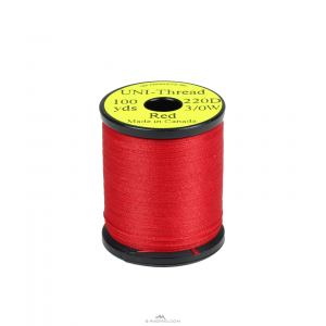 Image of UNI Waxed Thread 3/0 Red