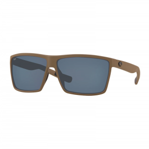 Costa Rincon Sunglasses Shiny Black Frame Gray 580 Glass