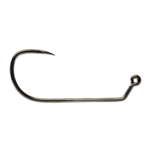 Image of Fulling Mill Jig Force Long Shank Barbless Hook Black Nickel FM513012