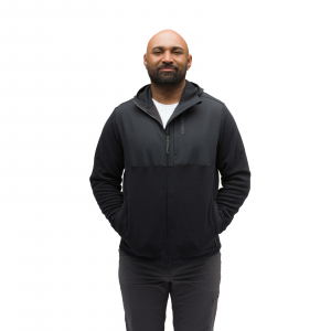 Image of Grundens Bering Fleece Pro Full Zip Hoodie Large Black