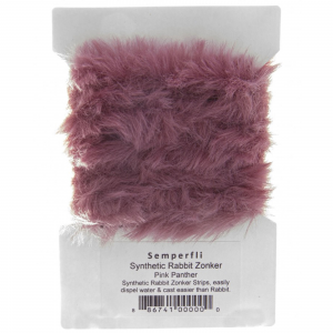 Semperfli Synthetic Rabbit Zonker 'Wabbit' Pink Panther
